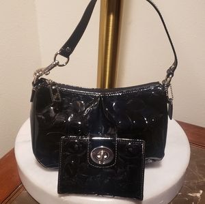 Coach handbag/wallet set